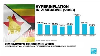 Zimbabwes economic woes Hyperinflation currency slump and high unemployment • FRANCE 24 English [upl. by Chee903]