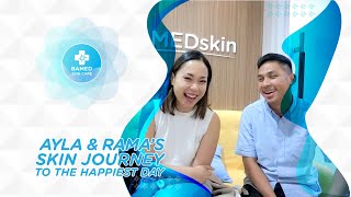 Ayla amp Rama’s skin journey to the happiest day  Bamed Vlog [upl. by Areikahs]