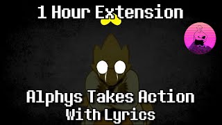 Alphys Takes Action With Lyrics One Hour  Undertale [upl. by Hollington161]