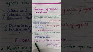 ALDEHYDES KETONES CARBOXYLIC ACIDS VIDEO 30 chemistry ytshorts shortsvideo [upl. by Amzu]