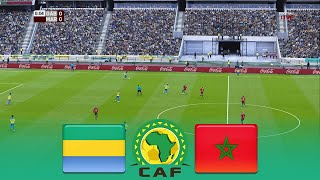 LIVE 🔴 GABON vs MAROCCO  Africa Cup of Nations 2025 Qualifiers AFCON  FL 2025 Gameplay [upl. by Jazmin]