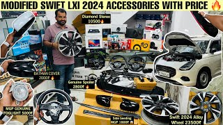 Unveiling the Swift 2024 Accessories 🔥 Swift modified 2024🔥swift lxi to zxi Modification🔥 [upl. by Fantasia]