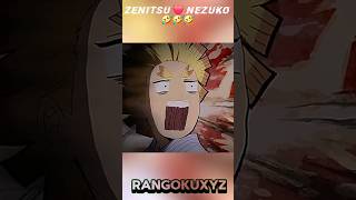 zenitsu x Nezuko  zenitsu reaction short [upl. by Eldnar]