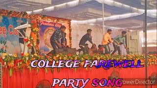 college farewell party akkad bakkad song  super movie college farewell 🕺🕺 [upl. by Sato]