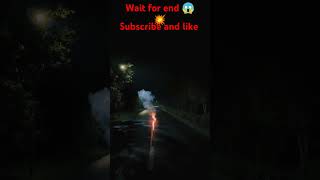 Big sky shot fire 😱🔥 at night time this is a amazing💥😱shorts short skycrackers diwalicrakers [upl. by Troy]