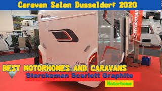 2021 Sterckeman Starlett Graphite 470 CP Interior Exterior Dusseldorf Caravan Salon [upl. by Ellenhoj]