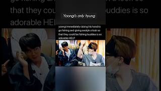 The way jin get agree for fishing bts yoongi jin yoonjin bsmoments [upl. by Yonita]