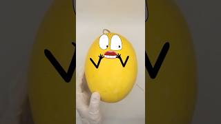 Melon Surgery Delivering a Surprise Pear Baby shorts animation doodletoons [upl. by Hailed705]