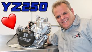 How to rebuild 2 stroke engine  Yamaha YZ250 [upl. by Ytirehc]