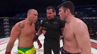 Bellator NYC Chael Sonnen vs Wanderlei Silva Fight Highlights [upl. by Euqcaj]