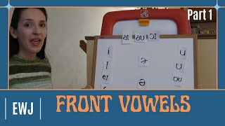 Pronunciation of English Vowel Sounds  Front Vowels Part 1 [upl. by Romo]