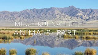 Paiute Animals pt1– Numu Yadua [upl. by Bonne]