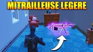 ON TEST LA NOUVELLE MITRAILLEUSE LEGERE sur FORTNITE BATTLE ROYALE [upl. by Larcher109]