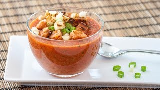 How to Make Gazpacho  Gazpacho Andaluz Recipe [upl. by Hametaf]