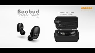 Beebud True Wireless Earbuds  Video User Guide PAIRING and CONNECTION [upl. by Sachsse]