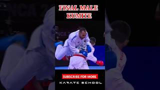 BEST KUMITE THROWING TECHNIQUES  FINAL MALE KUMITE  FRANCE VS EGYPT  shorts karate [upl. by Hachmin]