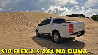 TESTANDO A S10 FLEX 4X4 25 NAS DUNAS DE MALEMBÁ [upl. by Adehsor573]