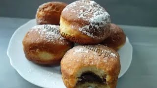 Pyszne pączki Przepis na paczki z kremem [upl. by Kalb]