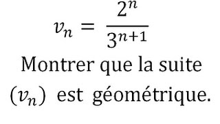 Démontrer quune suite est géométrique  1re [upl. by Kedezihclem]