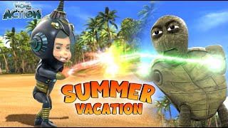 Vir Vs Fast Turtle  Vir The Robot Boy In Hindi  Summer Vacation New Episode S04E02 [upl. by Pansie]