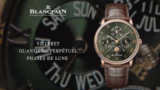 Blancpain’s new Villeret Quantième Perpétuel  Blancpain Watches [upl. by Canotas470]