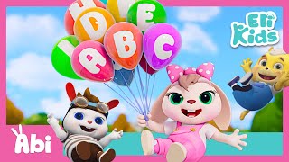 ABC Song with Balloons  Eli Kids Song amp Nursery Rhymes [upl. by Arabelle]