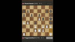 praggnanandhaa r 10 Vincent keymer [upl. by Aihtniroc580]