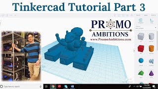 Tinkercad Tutorial Part 3  Group Hole Align and Flip Tool [upl. by Yemarej915]