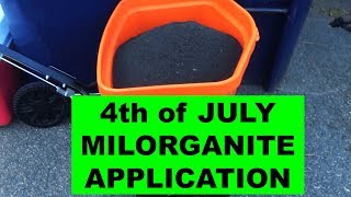 Fourth of July Milorganite Application [upl. by Keiryt]