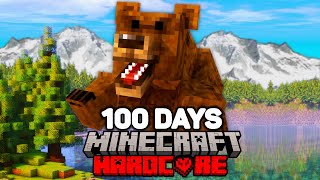 I Survived 100 Days in ALASKA in Hardcore Minecraft [upl. by Cochard]