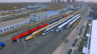 440 meters long New Fuxing highspeed train unveiled in Beijing [upl. by Macario]