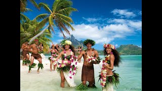 Aloha Oe  Dance Practice Song ❤I LOVE TAHITI amp POLYNESIA ❤ Tahitian Drums [upl. by Quartana]