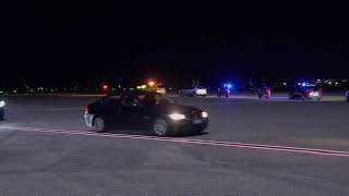 PM Narendra Modis arrival at Rome airport in Italy and his motorcade [upl. by Nawat]