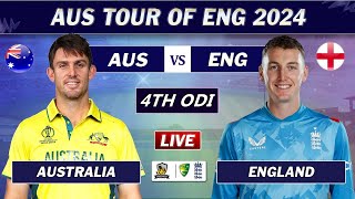 AUSTRALIA vs ENGLAND 4th ODI MATCH LIVE COMMENTARY  AUS vs ENG LIVE [upl. by Marienthal150]