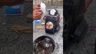 Can water stained wood also ignite automobile woodstove burningstove camping outdoors [upl. by Garv]