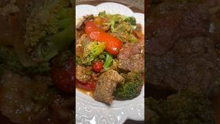 Bistec con brócoli foryou mexicanfood parati food recipe cooking [upl. by Brantley]