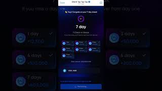 Withdraw 400000 ONX coins from ONUS Tap Tap [upl. by Notnilk]