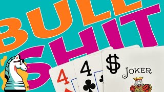 How to Play Bullshit  a bluffing card game [upl. by Ulberto]