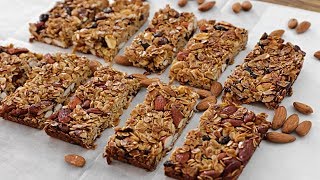 Healthy Granola Bars Recipe [upl. by Citarella]