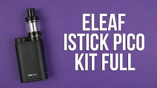 Распаковка Eleaf iStick Pico Kit Full Black [upl. by Aneg]