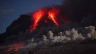 Eruption Montserrat 34 Night shift [upl. by Rehc]