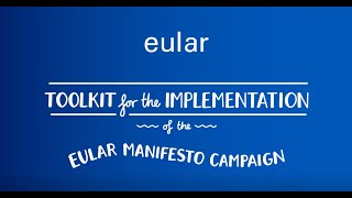 EULAR Manifesto  Toolkit for the implementation of the EULAR Manifesto Campaign [upl. by Calysta]