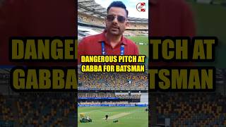 Australia Prepare Bouncy Pitch For India At The Gabba 🥵 shorts youtubeshorts indvsaus ytshorts [upl. by Nanyt]