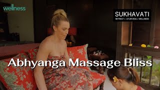 Abbey Holmes Ayurveda Massage at Sukhavati Bali [upl. by Skutchan973]