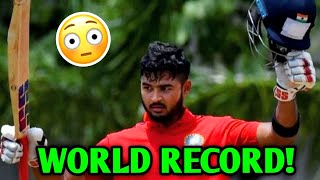 Riyan Parag Creates T20 WORLD RECORD 😳 Riyan Parag Syed Mushtaq Ali Trophy Batting News [upl. by Enom586]