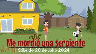 🔴Misionero Adventista Niños  Sábado 20 de Julio de 2024 Me Mordió una Serpiente [upl. by Nnylrefinnej]