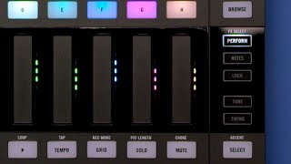 MASCHINE JAM workflow Using Perform FX with Smart Strips  Native Instruments [upl. by Corrinne]