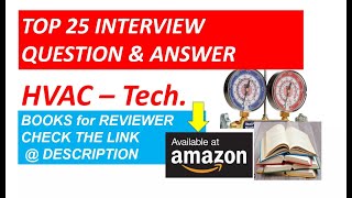 Top 25 Interview questions and answers for HVAC technicianPLAYLIST in DESCRIPTION [upl. by Errot]