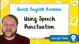 English Composition Writing for Primary School  Using Correct Punctuations for Direct Speech [upl. by Chavez]