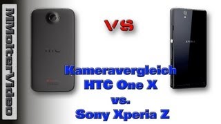 Kameravergleich HTC One X vs Sony Xperia Z [upl. by Aerdnad]